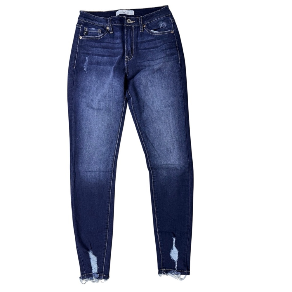 KanCan Audrey High Rise Skinny Distressed Jeans Size 27‎